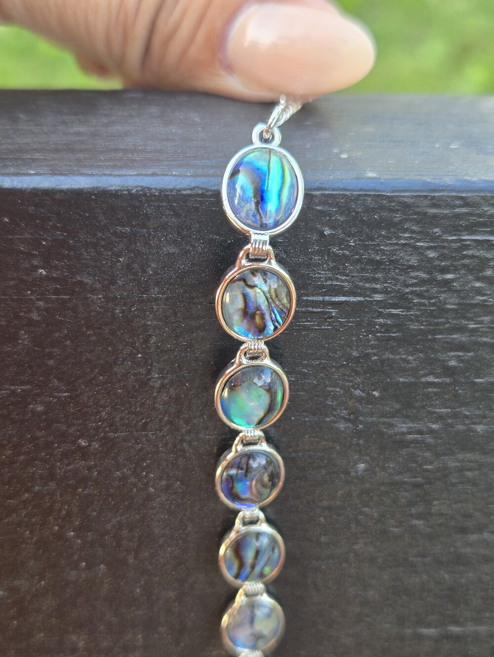 Abalone Shell Link Bracelet